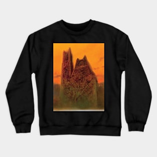 Dystopian Surrealism - Zdzislaw kapka - Beksinski Hoot calite Crewneck Sweatshirt